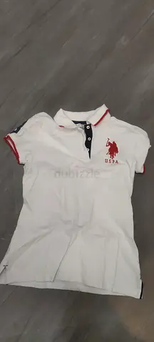 White USPA Polo Shirt - Women’s Size (pre-owned)