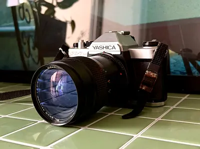 Yashica FX-7 Super film camera with 42-75mm lens