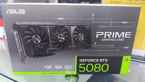 ASUS Prime GeForce RTX 5080 16GB OC Graphics Card - Brand New