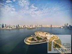 2-Bedroom Apartment with Direct Sea View for Annual Rent in Al Khan, Sharjah