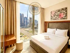 Skyline Elegance | Fully Furnished 1 Bedroom | Burj Khalifa View
