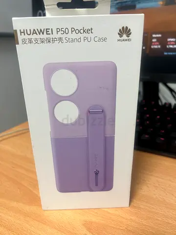 Huawei P50 Pocket PU Stand Case (Purple) - New in Box