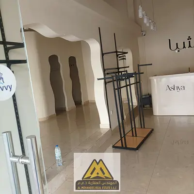 Two shops for rent Excellent space Very prime and active location on Sheikh Ammar Street