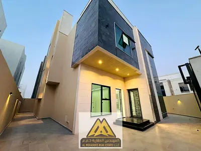 For Sale: Corner Villa in Al Helio 2, Ajman. 6 Master Bedrooms, Land Area 3,500 sq.ft, Built-up Area 4,488 sq.ft. Prime location. Price: AED 2,300,000