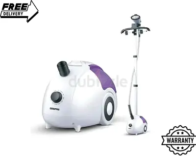 Geepas Garment Steamer 2000W - 1.8L Tank, 11-Position Adjustable Pole
