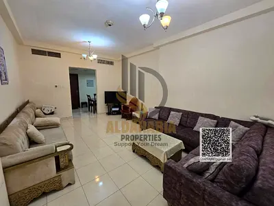 غرفة وصالة للإيجار الشهري في أبراج الأورينت تاور | غرفتان حمام وموقع مميز