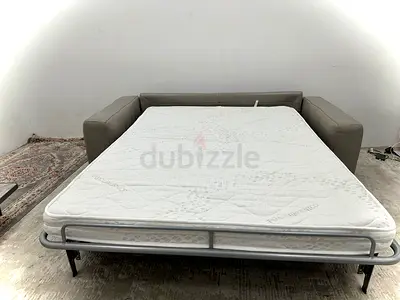 Pure leather Natuzzi sofabed
