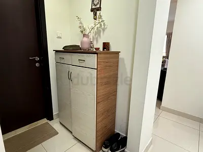 Compact Wooden Cabinet with Top Drawer - Light Oak