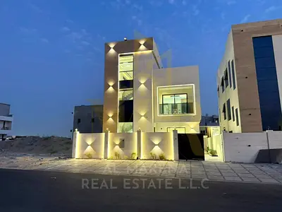 Luxury villa for sale in Al-Haliyo 2 - direct ownership from the owner, two floors and a roof. The price includes registration and ownership fees with