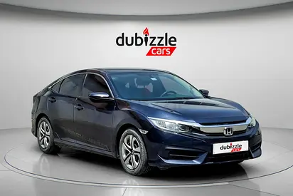 AED 1074/month | 2016 Honda Civic | GCC Specs | Ref#495521