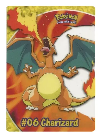 Pokemon 2000 Topps Clear Charizard PSA 9