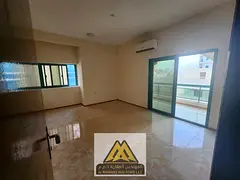 Two-bedroom apartment for rent near Ajman Corniche. Balcony, 2 bathrooms, split AC. Annual rent AED