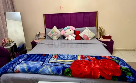 Luxury Custom King Bedroom Set 

Complete matching bedroom set in premium purple velvet.