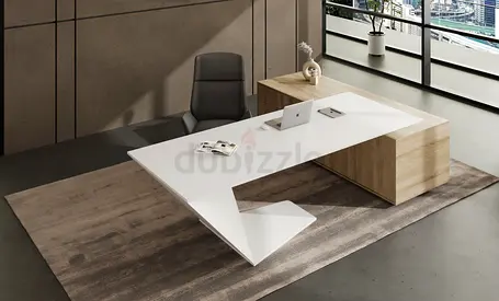 Premium col L-Shaped Executive Desk