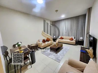 شقة مفروشة للإيجار الشهري – أبراج عجمان ون، عجمان
