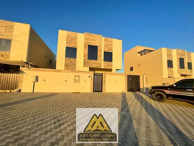 فيلا للبيع دورين مع روف ارتداد واسع 6 غرف نوم ماستر صالة واسعة مجلس مطبخ غرفة خادمة 7 حمامات