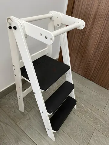 Wooden Toddler Learning Tower and Step Stool