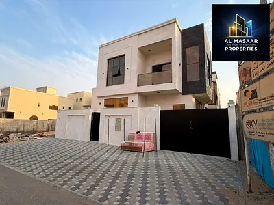 Villa (with pool) for sale in Ajman | Al Zahiyah area | 5 bedrooms, majlis, 2 living rooms, maid's