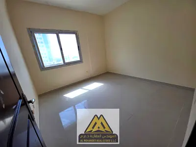 For rent: 1BR apartment in Al Hamidiya near City Centre Ajman, spacious balcony, prime location, 31k AED, 4 payments, easy access Dubai Sharjah.
