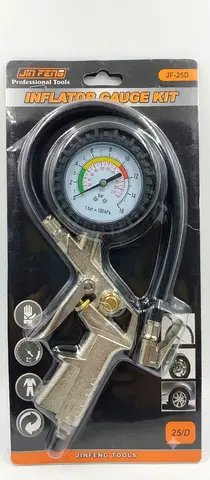 Tyre Inflator Gauge Kit with Pressure Gauge (JF-25D)