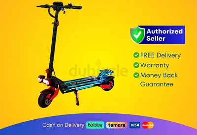 Electric Scooter Wind Horse  H8 - Red  | Brand New |  Warranty | FREE  Delivery