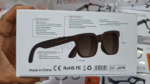 AI smart glasses premium quality stylish design bulk stock available