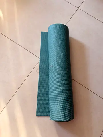 Blue exercise and Yuga mat