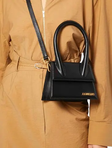 Black Jacquemus Le Chiquito-style Leather Crossbody Bag