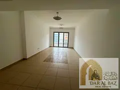 Luxury two-bedroom apartment for annual rent in Al Khan, including a master bedroom, three bathrooms