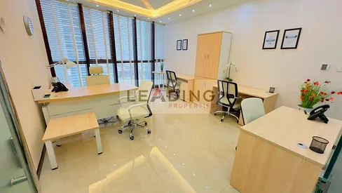 Luxury Furnished Office with Free Parking Ready to Move