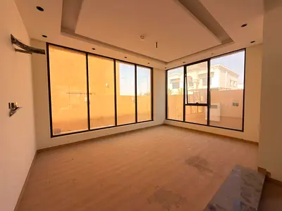 Brand new 4bhk villa + hall + majlis + 2nd hall upstairs + maid room + kitchen available for sale .