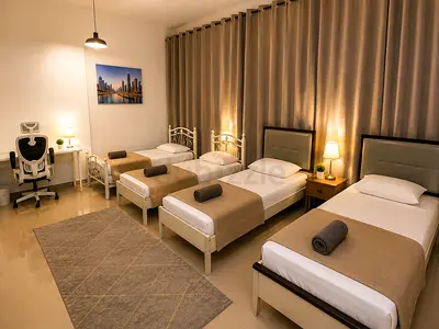 Bedspace vailable in Dubai Marina opposite to Dmcc metro station