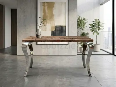 Marina Home railway wood Console Table