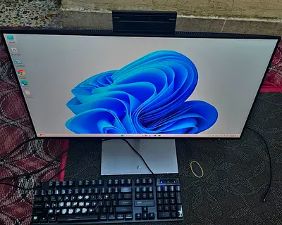 90Hz 2K HP 24inc QHD LED Monitor With Camera Speaker Internet Port Original Stand Model Hp Z24m G3