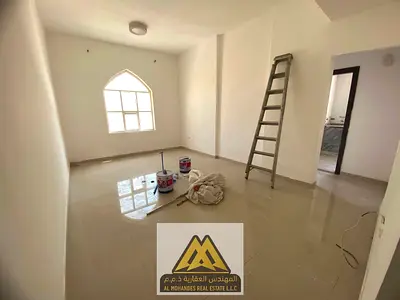 A premium one-bedroom apartment is available for annual rent in Al Nakheel 2, Ajman. Located on the second row from Ajman Corniche, this apartment is