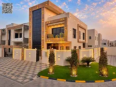 Luxury Corner Villa for Sale in Al Zahya, Ajman | 6 Master Bedrooms | Private Pool | Roof Terrace |