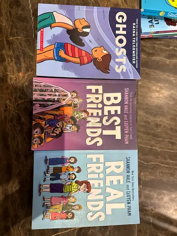 Shannon Hale + Raina Telgemeier books