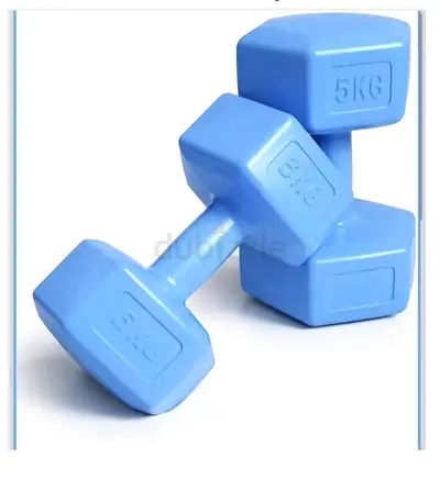 Dumbbell Set (5kg x 2) - Brand new