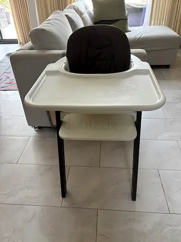 Stokke Steps White/Hazy Grey (w. newborn seat)