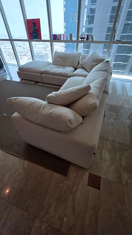 Marina Home Luscious feather 🪶 filled modular sofa with footstool