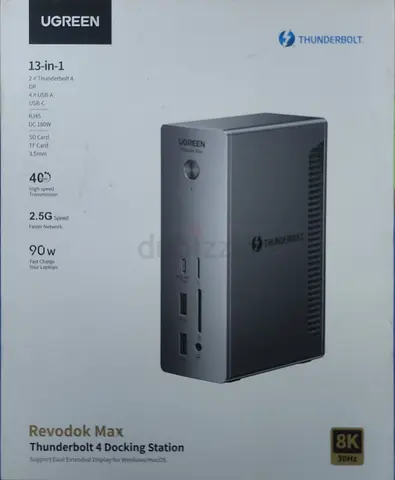 UGREEN Revodok Max Thunderbolt 4 Docking Station (13-in-1, 90W, 8K)