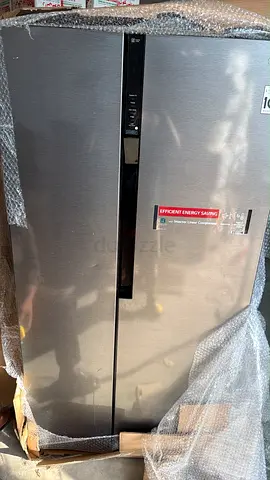 Samsung Side-by-Side Refrigerator - Stainless Steel, Good Working Condition
