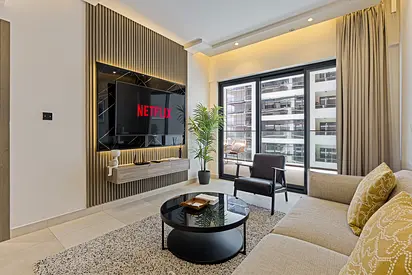 Stunning 1BR, 12 Min to Burj Khalifa | Furnished | Flexible Term