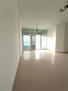 Three master bedrooms and a hall in Al Taawun with direct views of Al Khan Lagoon and Al Mamzar. Bal