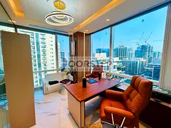 Fitted office | Corner unit | Near Dubai Mall