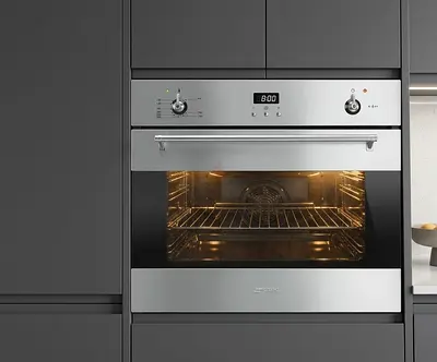 SMEG Built-In Full Gas Oven 90cm – Premium Italian Design | Large Capacity