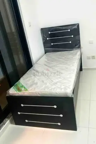 Black Single bed frame New For Sale