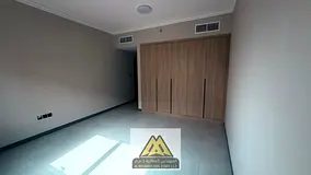 Luxury apartment (first occupancy)2 master bedrooms for rent in Liwara 1, Ajman – direct sea view 