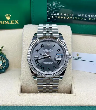 Rolex Datejust New 2026 Wimbledon Dial Stainless Steel Fluted Bezel Jubilee 1:1 Clone
