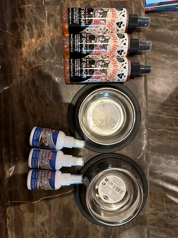 Cat cologne+ catnip + cat bowl
